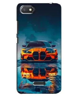 Чехол для Xiaomi Redmi 6A с картинкой «BMW — золотая эмблема»
