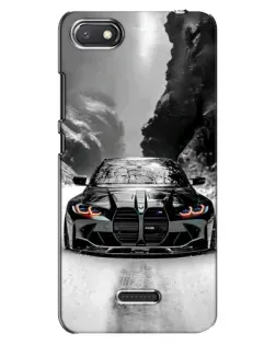Чехол для Xiaomi Redmi 6A с картинкой «BMW — акварельный дрифт»