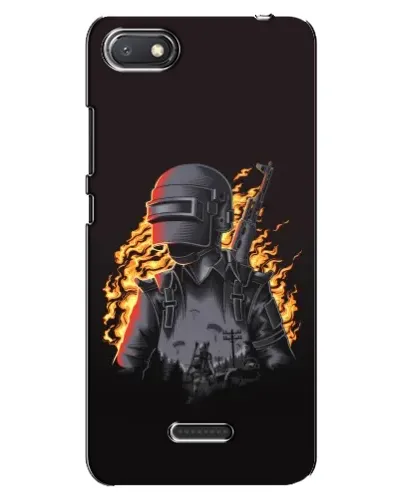 Чехол для Xiaomi Redmi 6A с картинкой «PUBG — огненный силуэт» Чехол для Xiaomi Redmi 6A с картинкой «PUBG — огненный силуэт»