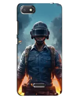 Чехол для Xiaomi Redmi 6A с картинкой «PUBG — реалистичный герой»