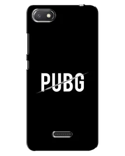 Чехол для Xiaomi Redmi 6A с картинкой «PUBG — белый логотип»