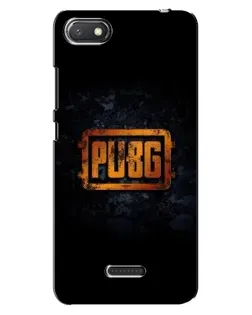 Чехол для Xiaomi Redmi 6A с картинкой «PUBG — золотой логотип»