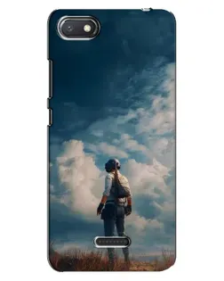 Чехол для Xiaomi Redmi 6A с картинкой «Герой PUBG на скале»