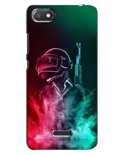 Чехол для Xiaomi Redmi 6A с картинкой «PUBG — огненный воин»