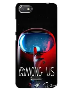 Чехол для Xiaomi Redmi 6A с картинкой «Красный импостер — макро» Чехол для Xiaomi Redmi 6A с картинкой «Красный импостер — макро»