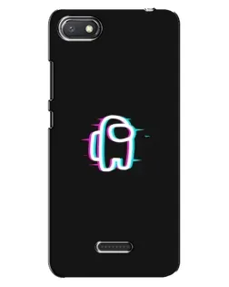 Чехол для Xiaomi Redmi 6A с картинкой «Among Us неон»
