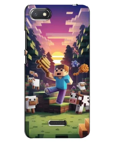 Чехол для Xiaomi Redmi 6A с картинкой «Стив на ферме» Чехол для Xiaomi Redmi 6A с картинкой «Стив на ферме»
