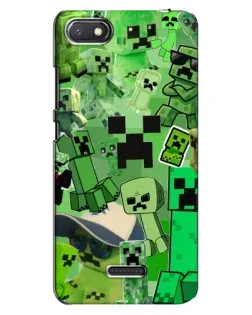 Чехол для Xiaomi Redmi 6A с картинкой «Криперы Minecraft» Чехол для Xiaomi Redmi 6A с картинкой «Криперы Minecraft»