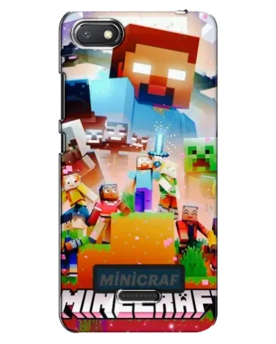 Чехол для Xiaomi Redmi 6A с картинкой «Minecraft герои игры» Чехол для Xiaomi Redmi 6A с картинкой «Minecraft герои игры»