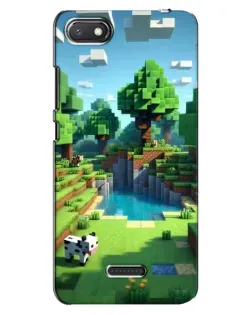 Чехол для Xiaomi Redmi 6A с картинкой «Minecraft летний день»