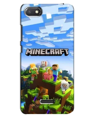 Чехол для Xiaomi Redmi 6A с картинкой «Minecraft классический мир» Чехол для Xiaomi Redmi 6A с картинкой «Minecraft классический мир»