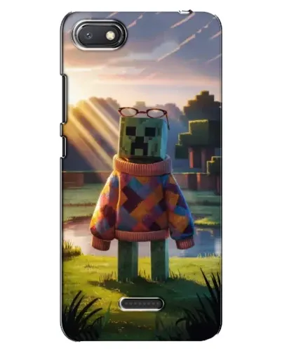 Чехол для Xiaomi Redmi 6A с картинкой «Крипер в свитере» Чехол для Xiaomi Redmi 6A с картинкой «Крипер в свитере»