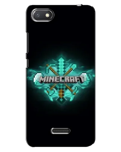 Чехол для Xiaomi Redmi 6A с картинкой «Minecraft Diamond лого» Чехол для Xiaomi Redmi 6A с картинкой «Minecraft Diamond лого»