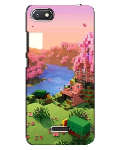 Чехол для Xiaomi Redmi 6A с картинкой «Розовое дерево Minecraft» Чехол для Xiaomi Redmi 6A с картинкой «Розовое дерево Minecraft»