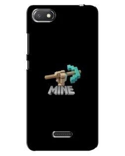 Чехол для Xiaomi Redmi 6A с картинкой «Алмазная кирка»