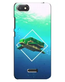Чохол для Xiaomi Redmi 6A з картинкою «Черепаха Minecraft»