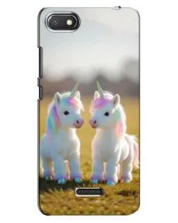 Чехол для Xiaomi Redmi 6A с картинкой «Пара единорогов»