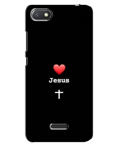 Чехол для Xiaomi Redmi 6A с картинкой «Сердце - Jesus»