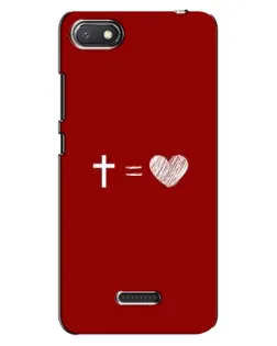 Чехол для Xiaomi Redmi 6A с картинкой «Уравнение любви» Чехол для Xiaomi Redmi 6A с картинкой «Уравнение любви»