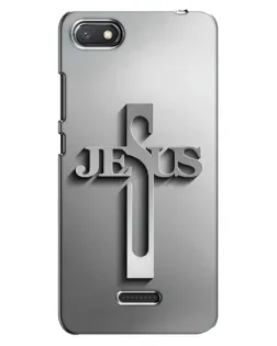 Чехол для Xiaomi Redmi 6A с картинкой «Металлический крест Jesus» Чехол для Xiaomi Redmi 6A с картинкой «Металлический крест Jesus»