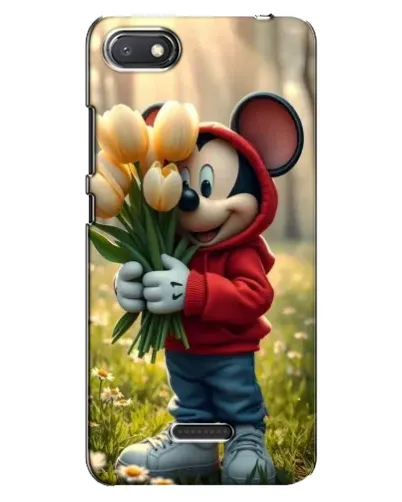 Чехол для Xiaomi Redmi 6A с картинкой «Микки с тюльпанами» Чехол для Xiaomi Redmi 6A с картинкой «Микки с тюльпанами»