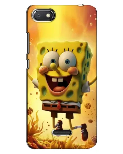 Чехол для Xiaomi Redmi 6A с картинкой «Губка Боб прыгает»