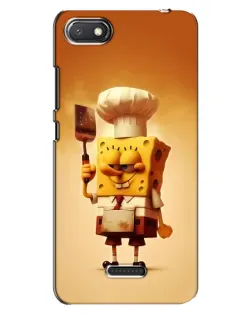 Чехол для Xiaomi Redmi 6A с картинкой «Губка Боб повар»