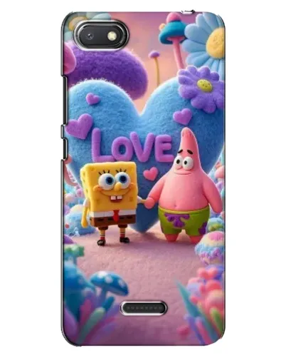 Чехол для Xiaomi Redmi 6A с картинкой «Губка Боб Патрик»