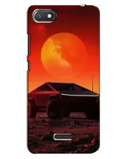 Чехол для Xiaomi Redmi 6A с картинкой «Cybertruck на Марсе»