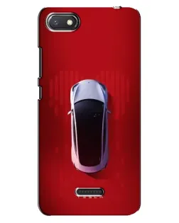 Чехол для Xiaomi Redmi 6A с картинкой «Tesla Top View»