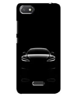 Чехол для Xiaomi Redmi 6A с картинкой «Силуэт Tesla Night»