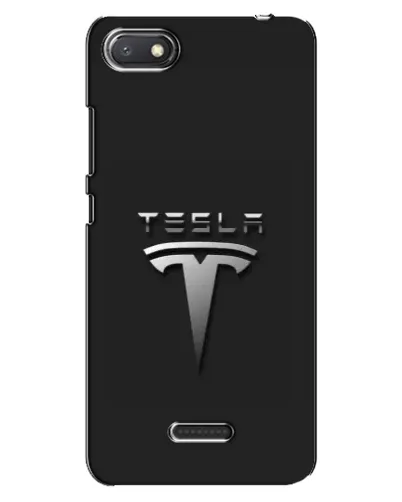 Чехол для Xiaomi Redmi 6A с картинкой «Стальной логотип Tesla» Чехол для Xiaomi Redmi 6A с картинкой «Стальной логотип Tesla»