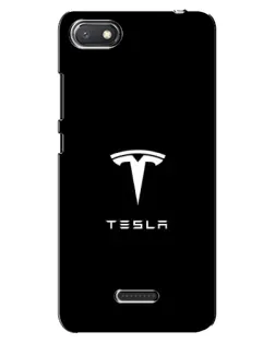 Чехол для Xiaomi Redmi 6A с картинкой «Tesla White Logo»