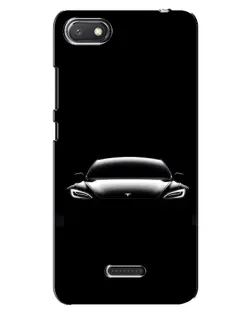 Чехол для Xiaomi Redmi 6A с картинкой «Фары Tesla Night»