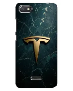 Чехол для Xiaomi Redmi 6A с картинкой «Мраморная Tesla Gold»