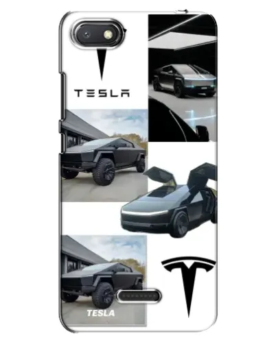 Чехол для Xiaomi Redmi 6A с картинкой «Коллаж Cybertruck Tesla» Чехол для Xiaomi Redmi 6A с картинкой «Коллаж Cybertruck Tesla»