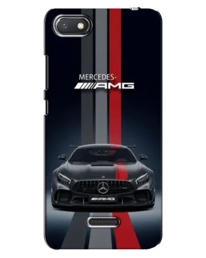 Чехол для Xiaomi Redmi 6A с картинкой «Mercedes — белый карбон»