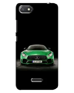 Чехол для Xiaomi Redmi 6A с картинкой «Mercedes — неоновый лого»