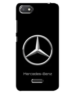 Чехол для Xiaomi Redmi 6A с картинкой «Mercedes Silver Logo»