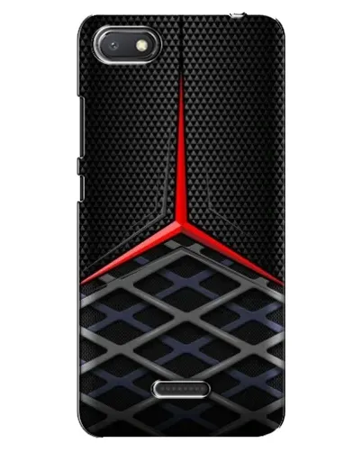 Чехол для Xiaomi Redmi 6A с картинкой «Mercedes Carbon Grid»