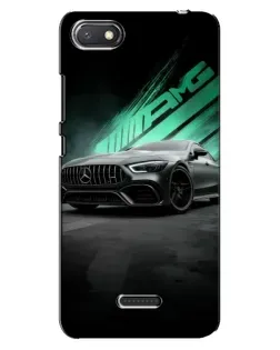 Чехол для Xiaomi Redmi 6A с картинкой «Темный Mercedes AMG»