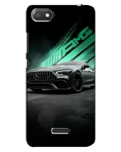 Чехол для Xiaomi Redmi 6A с картинкой «Темный Mercedes AMG»