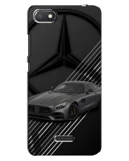 Чехол для Xiaomi Redmi 6A с картинкой «Mercedes AMG — графика»