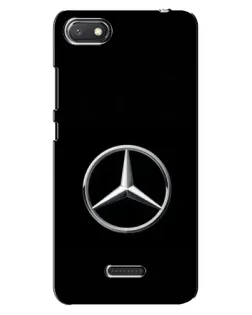 Чехол для Xiaomi Redmi 6A с картинкой «Mercedes классический лого»