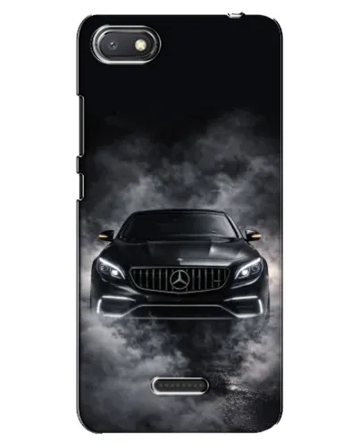 Чехол для Xiaomi Redmi 6A с картинкой «Mercedes в дыму»