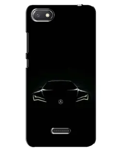 Чехол для Xiaomi Redmi 6A с картинкой «Mercedes — силуэт авто» Чехол для Xiaomi Redmi 6A с картинкой «Mercedes — силуэт авто»