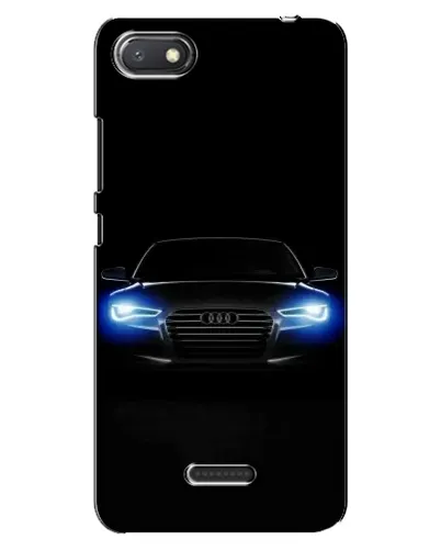 Чехол для Xiaomi Redmi 6A с картинкой «Audi в неоне»