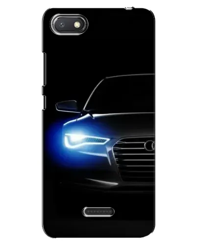 Чехол для Xiaomi Redmi 6A с картинкой «Неоновый взгляд Audi»