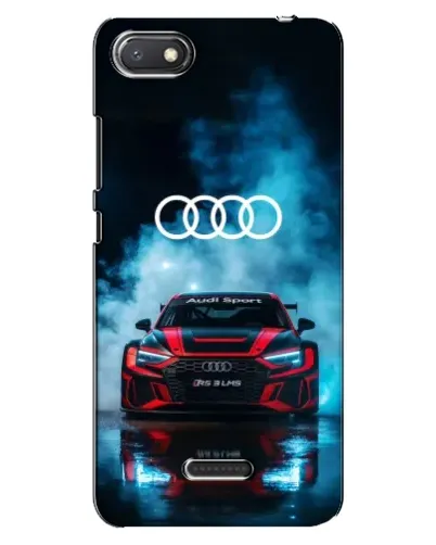 Чехол для Xiaomi Redmi 6A с картинкой «Audi Sport — неон»