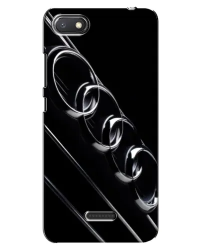 Чехол для Xiaomi Redmi 6A с картинкой «Audi — абстрактные кольца»